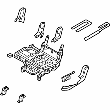 Hyundai 89130-S1830-NNB Frame Assembly-RR Seat CUSH,LH