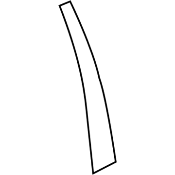 Hyundai 86391-2D002 Tape-Rear Door Black Front,RH