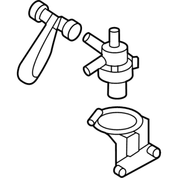 Hyundai 25660-JI500 3WAY VALVE ASSY-COOLANT