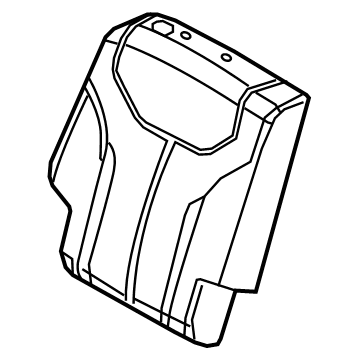 Hyundai 89460-S8030-UDB Rear Seat Cushion Covering, Right