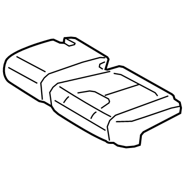 Hyundai 89160-S8030-UDB Rear Seat Cushion Covering, Left