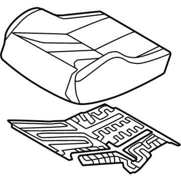 Hyundai 88150-IB700 PAD ASSY-FRONT SEAT CUSHION,LH