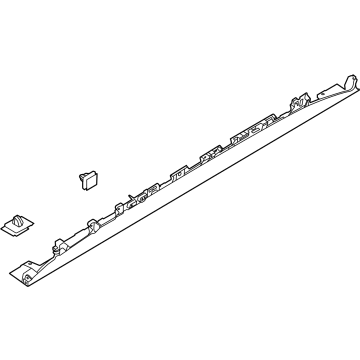 87771-L0100 Hyundai Piece-Side SILL MLDG Und,LH Illustration 1 of 1
