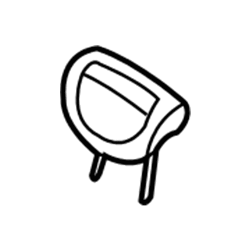 Hyundai 89700-4D160-CS2 Headrest Assembly-Rear Side