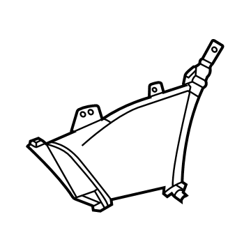 Hyundai 86541-L1200 AIR DUCT-FR BUMPER,LH