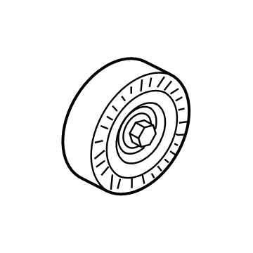 25286-3CKA2 Hyundai PULLEY-IDLER Illustration 1 of 1