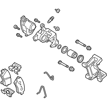 Hyundai Tucson Brake Caliper Bracket - 58210-D3710