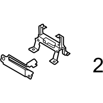 Hyundai 84635-AB010 Bracket Assembly-Floor Console RR