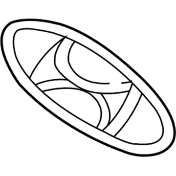 Hyundai 86341-3D000 Symbol Mark Emblem