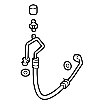 Hyundai Genesis G90 A/C Hose - 97762-J6250