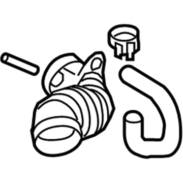 Hyundai Accent Air Intake Coupling - 28140-1G200