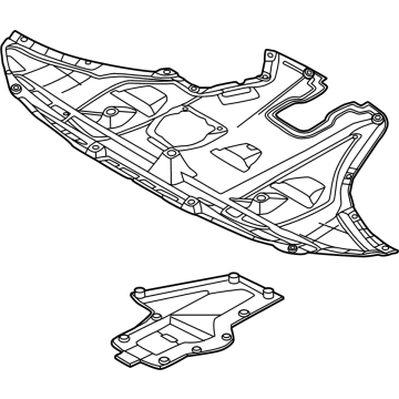 Hyundai 29110-N9600 Panel Assembly-Under Cover