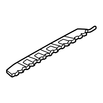 Hyundai 85887-KL000-NNB TRIM-RR STEP PLATE RH