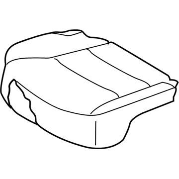 2017 Hyundai Santa Fe Seat Cushion - 89100-B8140-ZZL