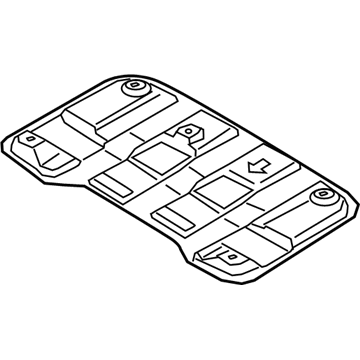 Hyundai 28795-G2100 Panel-Heat Protector,Rear