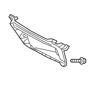 86521-C2300-PCR Hyundai Cover-FR Bumper Fog Lamp,LH Illustration 1 of 1