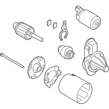 2022 Hyundai Accent Starter Motor - 36100-2M317