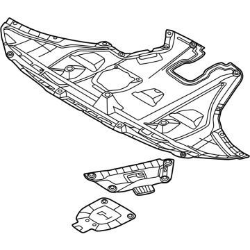 Hyundai 29110-CW600 Panel Assembly-Under Cover