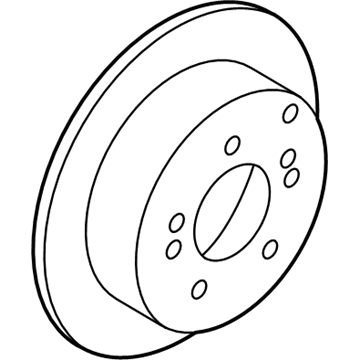 2021 Hyundai Nexo Brake Disc - 58411-D3700