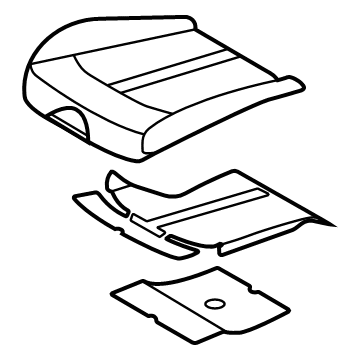 2021 Hyundai Sonata Hybrid Seat Cushion - 88100-L1720-VSV