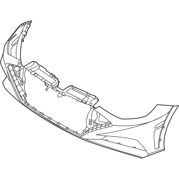 86511-L0400 Hyundai Front Bumper Upper Cover Illustration 1 of 1