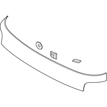 Hyundai 87380-S8500 MOULDING SUB ASSY-BACK PANEL