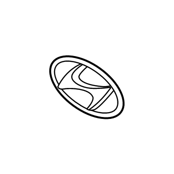 Hyundai 86300-S8000 Symbol Mark Emblem
