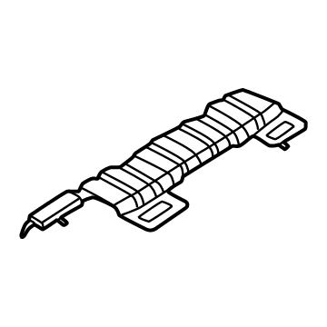 85331-KL000 Hyundai BRACKET-A/HDL MTG FR,LH Illustration 1 of 1