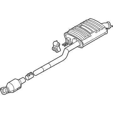 2023 Hyundai Santa Fe Muffler - 28600-S2350