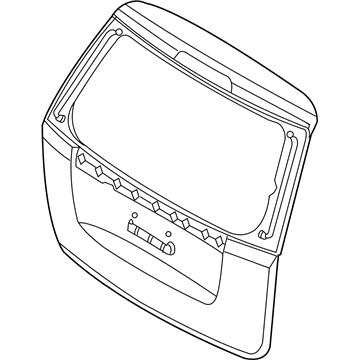 Hyundai 73700-4J000 Panel Assembly-Tail Gate