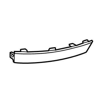 Hyundai 86596-KL000 MOULDING-FRONT BUMPER,RH