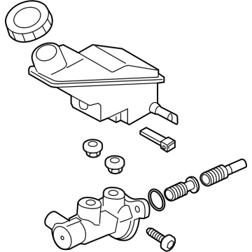 Hyundai Santa Fe Brake Master Cylinder Reservoir - 58510-R5000