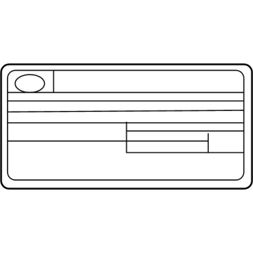 Hyundai 32450-2S195 LABEL-EMISSION
