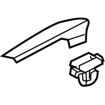 Hyundai 87257-D3000 Clip-Cover Mounting