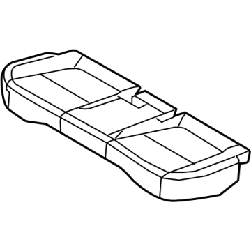 Hyundai 89160-AA000-G8S Covering Assembly-RR Seat Cushion