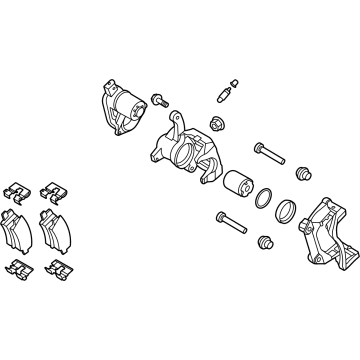 Hyundai Santa Fe Hybrid Brake Caliper - 58210-P4300