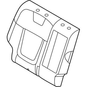 Hyundai 89450-CW010 Pad Assembly-Rear Seat Back,RH