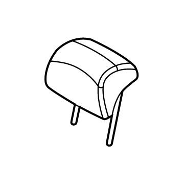 Hyundai 89700-CW010-KWF Headrest Assembly-Rear Seat
