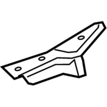 Hyundai Sonata Hybrid Hood Hinge - 79110-3S000