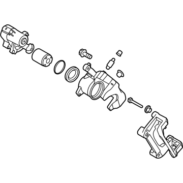 58310-T4A10 Hyundai CALIPER KIT-RR BRAKE,LH Illustration 1 of 1