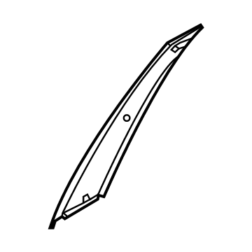 Hyundai 83260-AA010 GARNISH Assembly-RR Dr FR Frame,RH