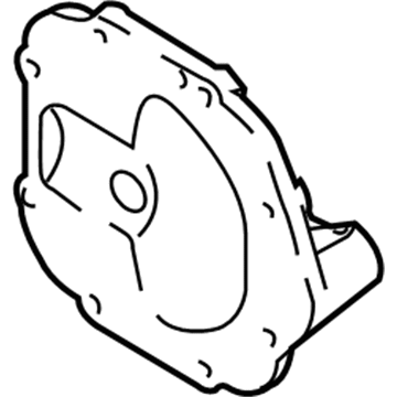 2009 Hyundai Tucson Differential Cover - 53075-3B200