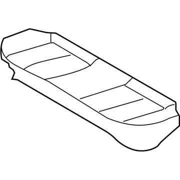 Hyundai 89160-2H100-AAR Rear Seat Cushion Covering Assembly