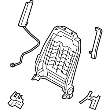 Hyundai 88410-CL500 Frame Assembly-FR Seat Back RH