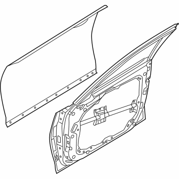 Hyundai 76003-T1001 PANEL ASSY-FRONT DOOR,LH