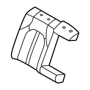 Hyundai 89460-L1500-VSA Covering-RR Seat Back,RH
