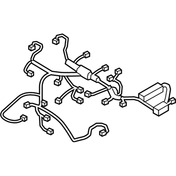 Hyundai 91405-E6020 WIRING ASSY-CONTROL