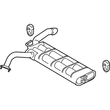 2022 Hyundai Kona Exhaust Pipe - 28710-J9NA0