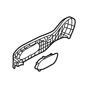 Hyundai 88020-N9510-NNB Shield Cover Assembly-FR Seat OTR