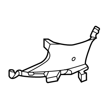 Hyundai 86541-L0300 Air Duct-FR Bumper,LH